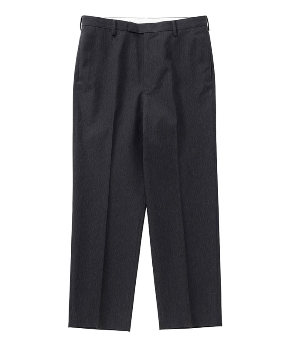visvim WIDE SLACKS SANTOME（0125205008015）BLACK STRP