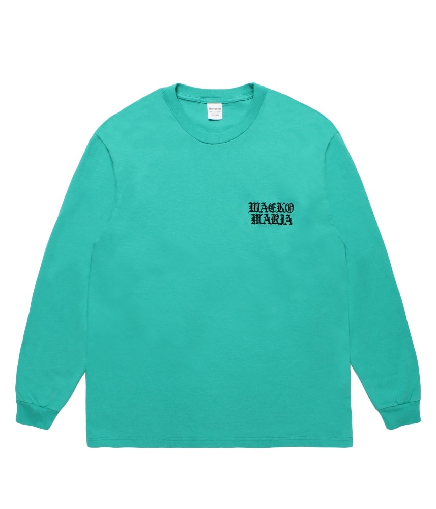 WACKO MARIA 長袖カットソー サイズS ミントグリーン WACKO MARIA / 50'S SHIRT L/S (TYPE-1) / kaddish