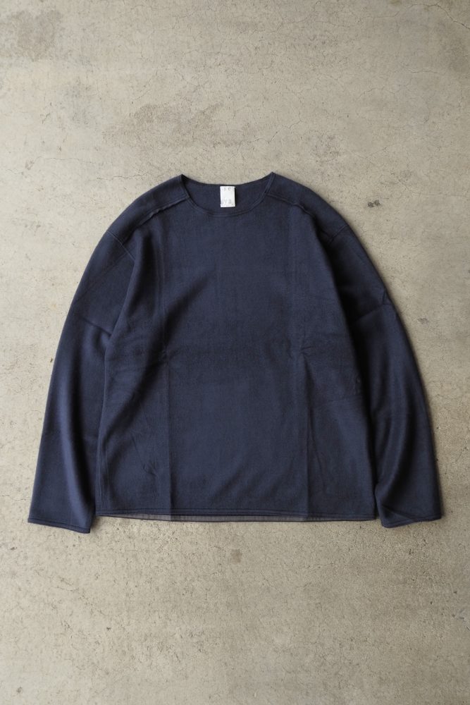 visvim / JUMBO SB SWEAT 3/4 DMGD (U.D.) (0124205010017) BLACK