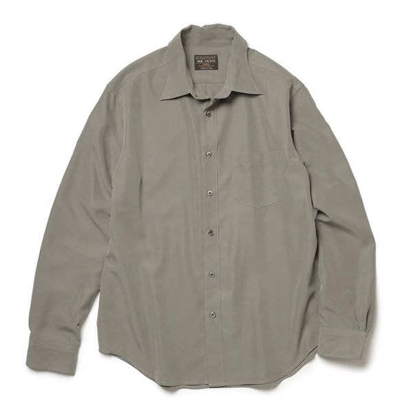 PEEL&LIFT ピールアンドリフトflat collar shirt blue regency