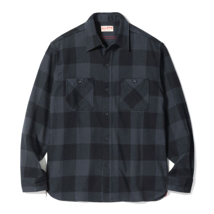 WACKO MARIA×56 TATTOO STUDIO / 50'S SHIRT L/S (BLACK) 56TS