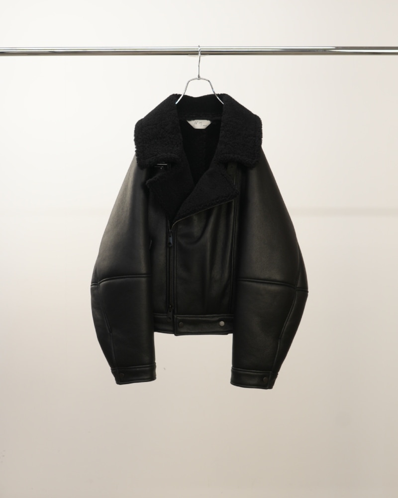 ジャケット・アウター Japanese label double name mouton jacket MOUTON DOUBLE JACKET (BLACK×BLACK) ANC-JK51 - CIENTO公式通販