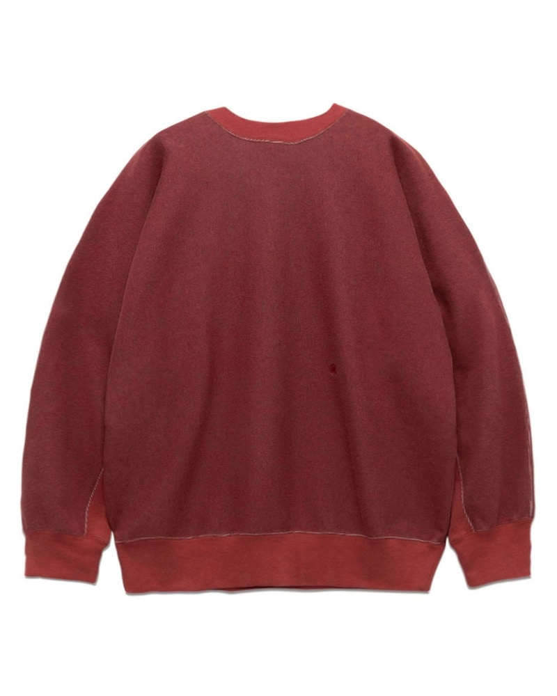 visvim / JUMBO SB SWEAT 3/4 DMGD (U.D.) (0124205010017) BLACK