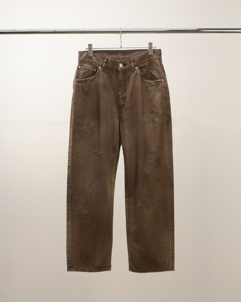 N.HOOLYWOOD 25FW】 WIDE TAPERED PANTS (MOCHA) 2252-PT07-004
