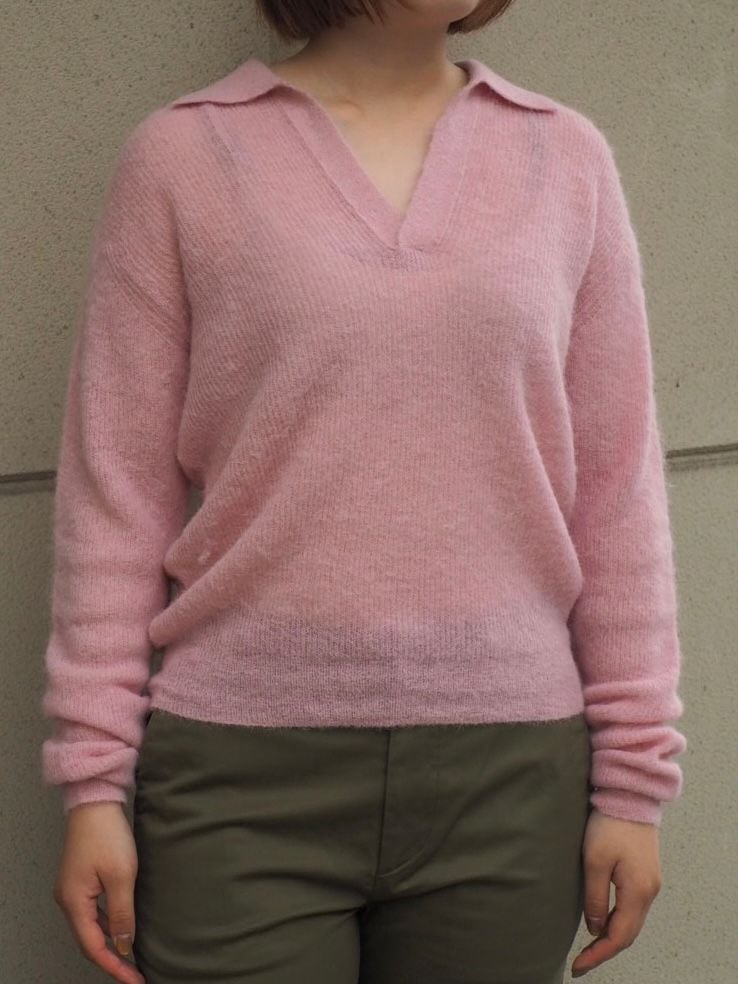 ✨新品タグ付き✨AURALEE モヘア混 カーディガン ピンク レディース M ✨新品タグ付き✨AURALEE モヘア混 カーディガン ピンク レディース M