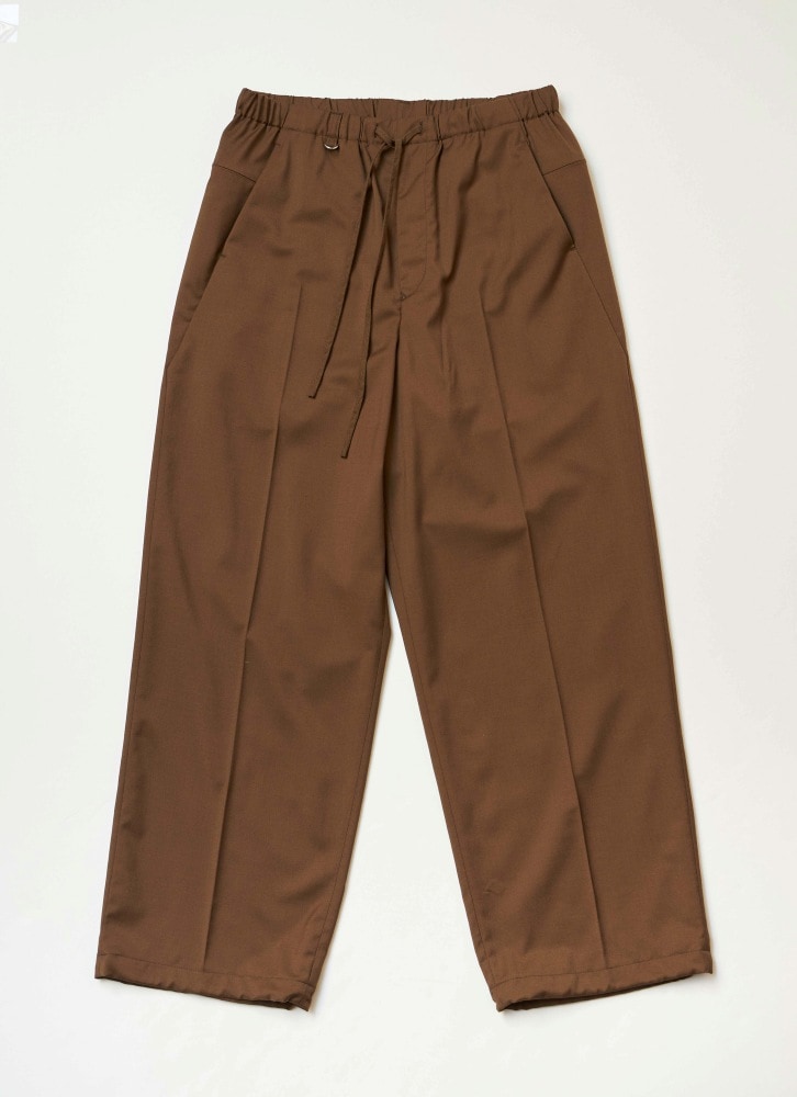 24AW】 AURALEE｜BRUSHED SUPER FINE WOOL FLANNEL SLACKS (LIGHT BLUE)