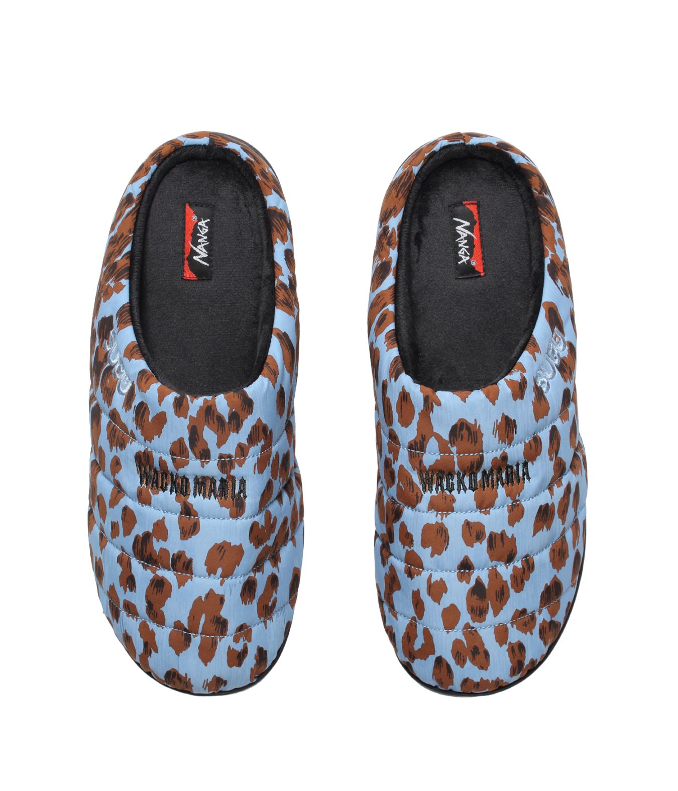 WACKO MARIA×NANGA×SUBU / LEOPARD AURORA WINTER SANDAL (BLUE) NA-SB