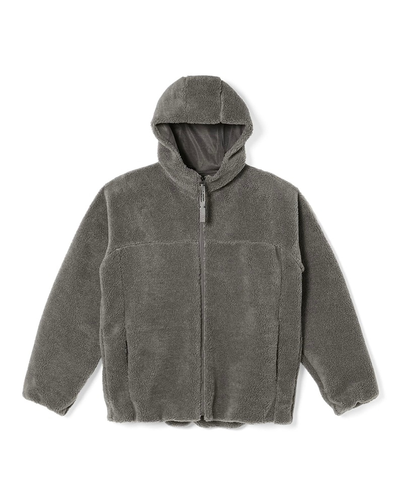Wool Boa Field Reversible Jacket (NA2352N) ZC (Mix Charcoal)