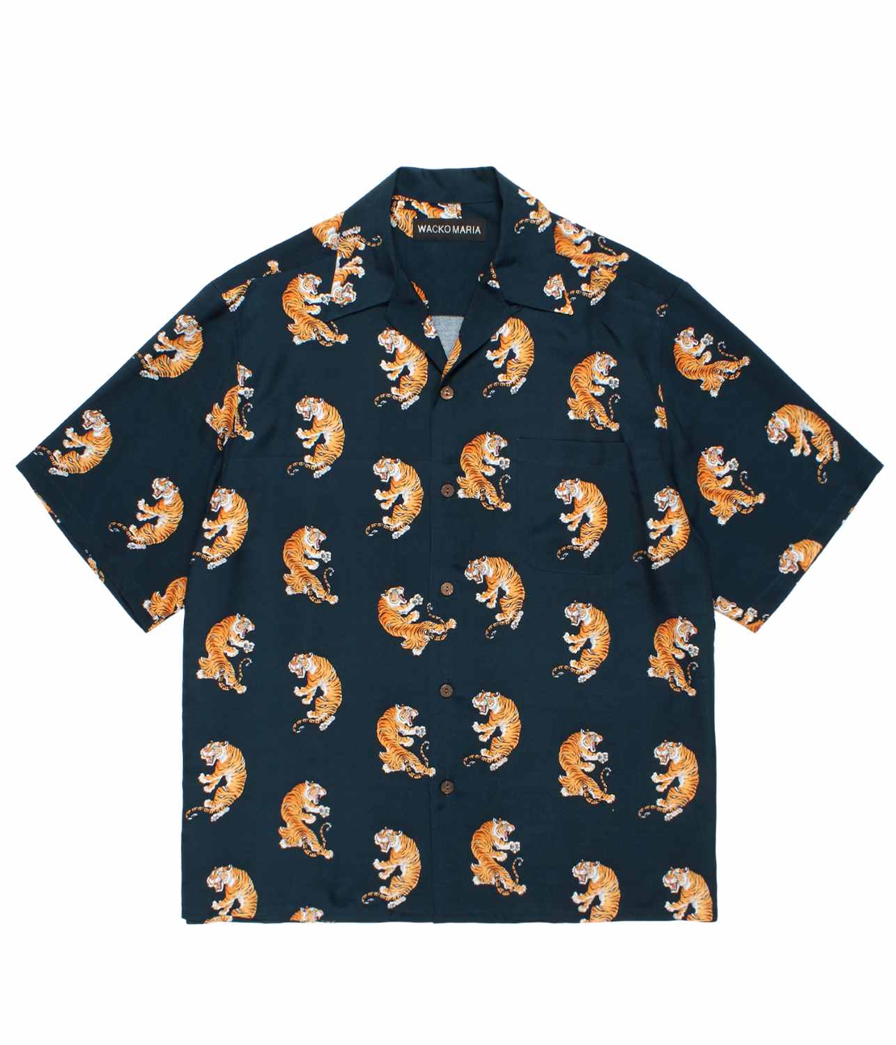 WACKO MARIA｜SWITCHING SHIRT S/S (TYPE-1) - L-GRAY - 26SS-WMS-OC02