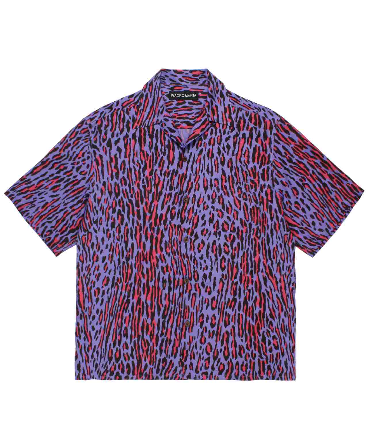 WACKO MARIA ワコマリア HAWAIIAN SHIRT S/S (TYPE-4) - PURPLE - 26SS