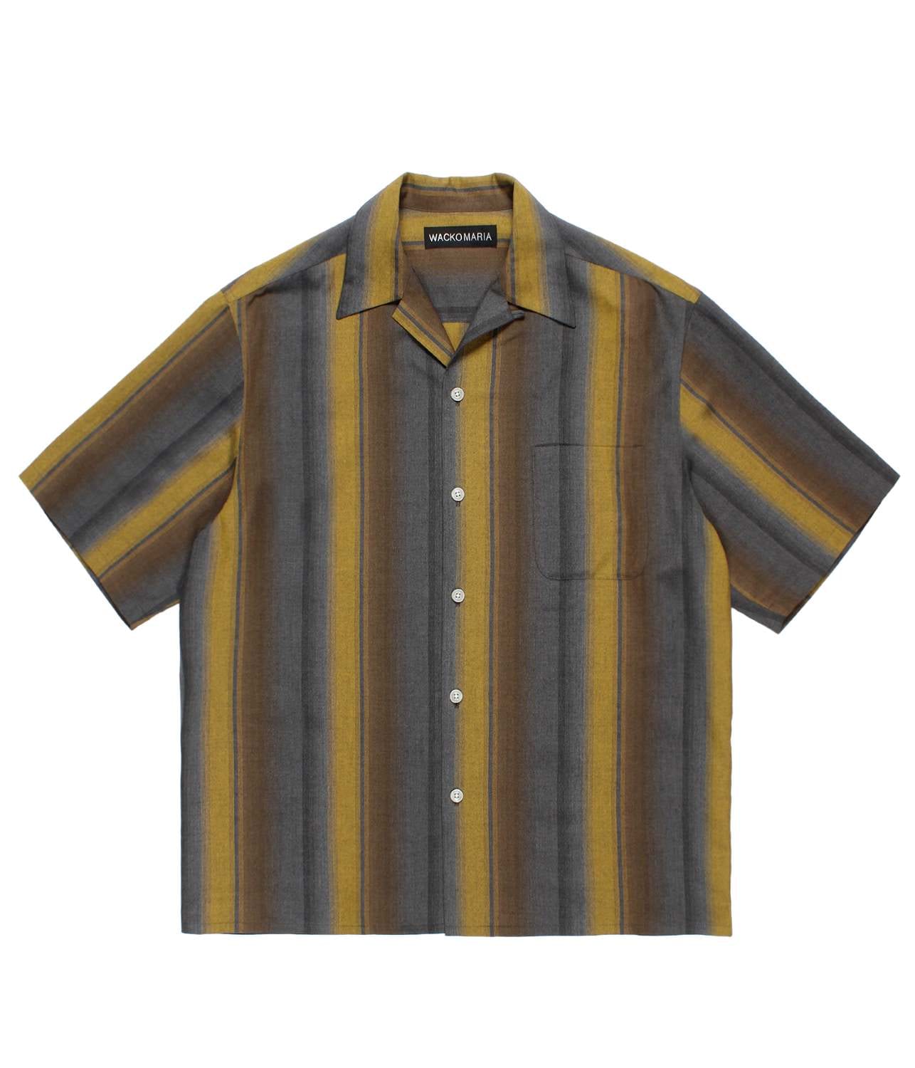 ば*く様 WACKO MARIA ワコマリア 23SS STRIPED ポロシャ 中古・古着通販】WACKO MARIA (ワコマリア) STRIPED JACQUARD KNIT