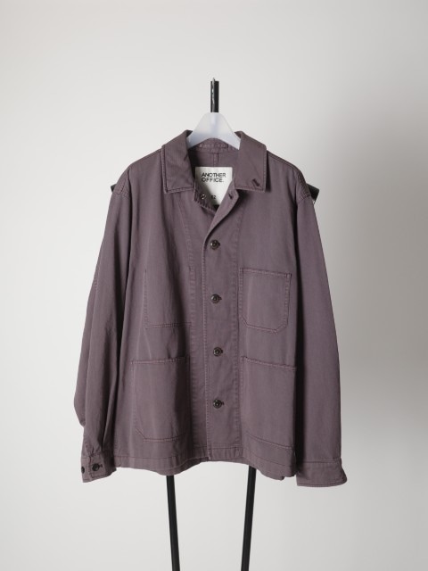 TRAVAIL COVERALL MOLESKIN DMGD(0125205013026) BLACK