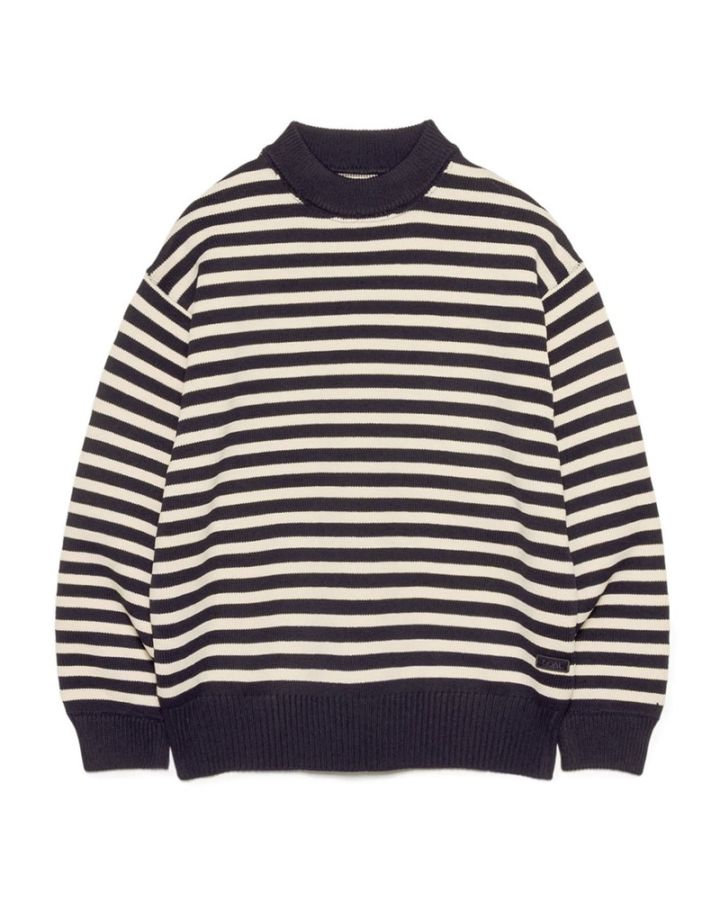 新品DECEMBERMAY Stripe logo High neck knit Stripe logo High neck knit（ニット/セーター）｜DECEMBERMAY