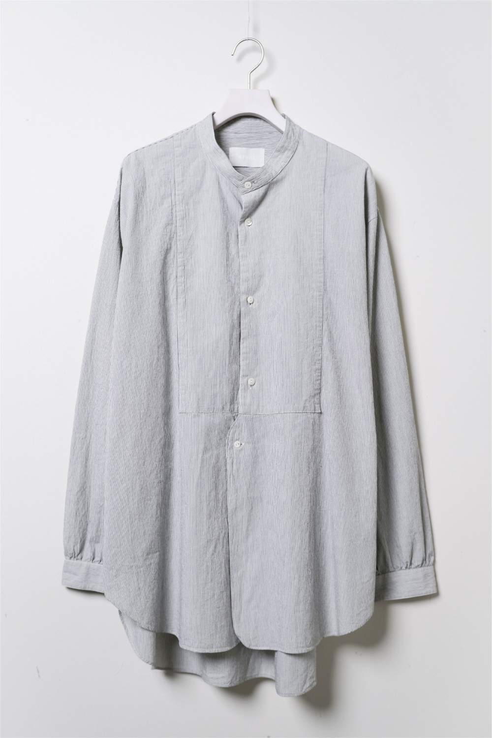 PEEL&LIFT ピールアンドリフトflat collar shirt blue regency stripe