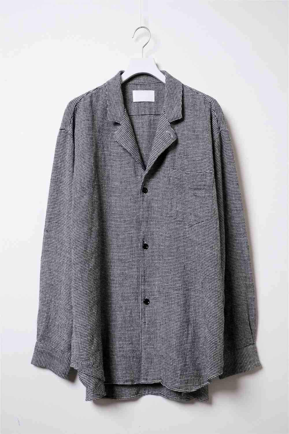 PEEL&LIFT ピールアンドリフトflat collar shirt blue regency stripe