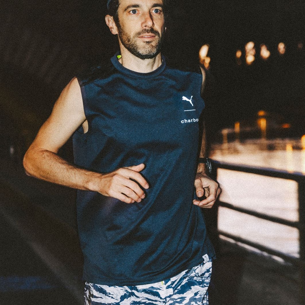 charbon / PUMA × CHARBON SLEEVELESS T-SHIRTS STRONG GRAY