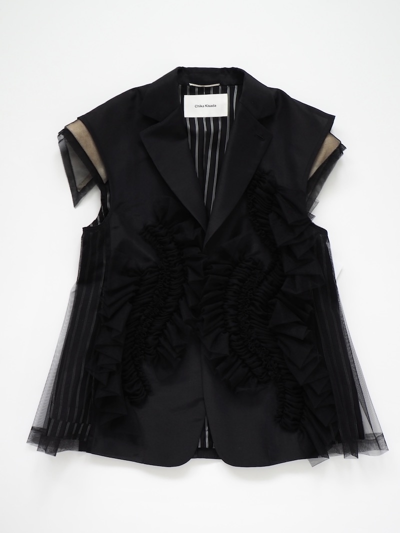 Chika Kisada ブラックチュールベスト Chika Kisada / チュールベスト (Black) CJ-26031 の通販