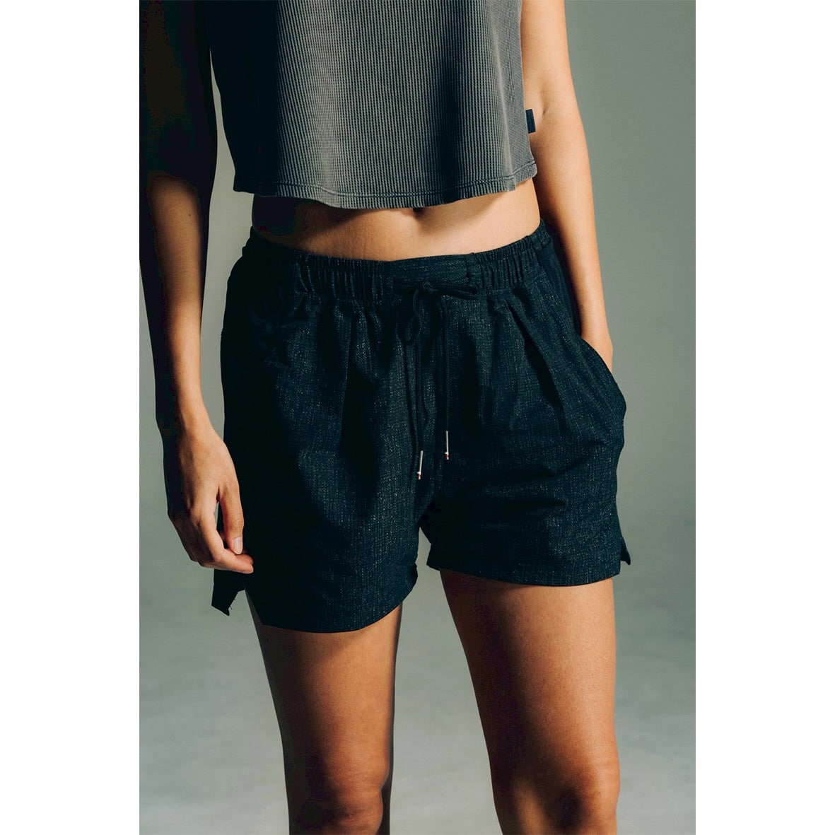 charbon / IKAT 7-POCKET RACING SHORTS (UNISEX)