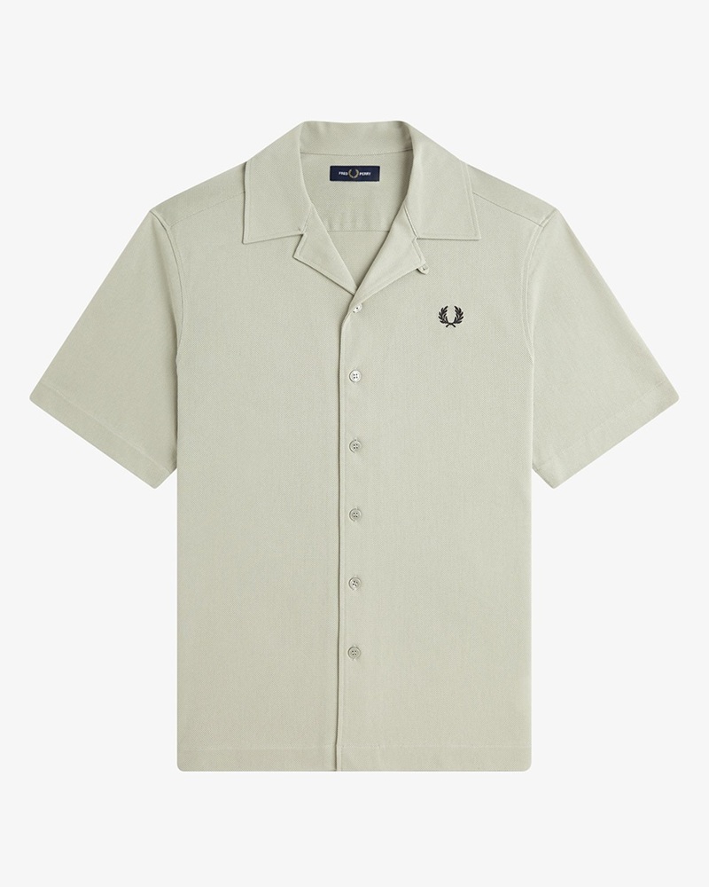 nanamica 25FW Band Collar Wind Shirt (Off White) S25SG092