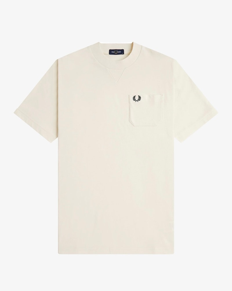 FRED PERRY 26SS Q1】 Pocket Detail T-Shirt (560 : ECRU) M2408 の