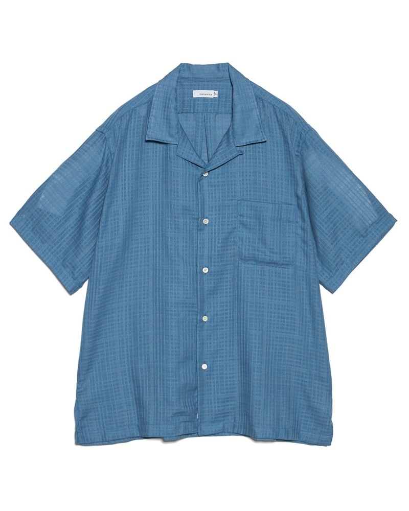 CIENTO WEB STORE - nanamica 26SS】 Open Collar Panama S/S Shirt