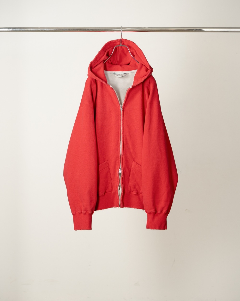 26FW】ZIP UP HOODIE (RED) ANC-STD-CT07 ANCELLM アンセルムの通販