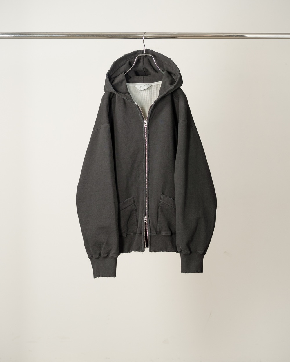 26FW】ZIP UP HOODIE (BLACK) ANC-STD-CT07 ANCELLM アンセルムの通販