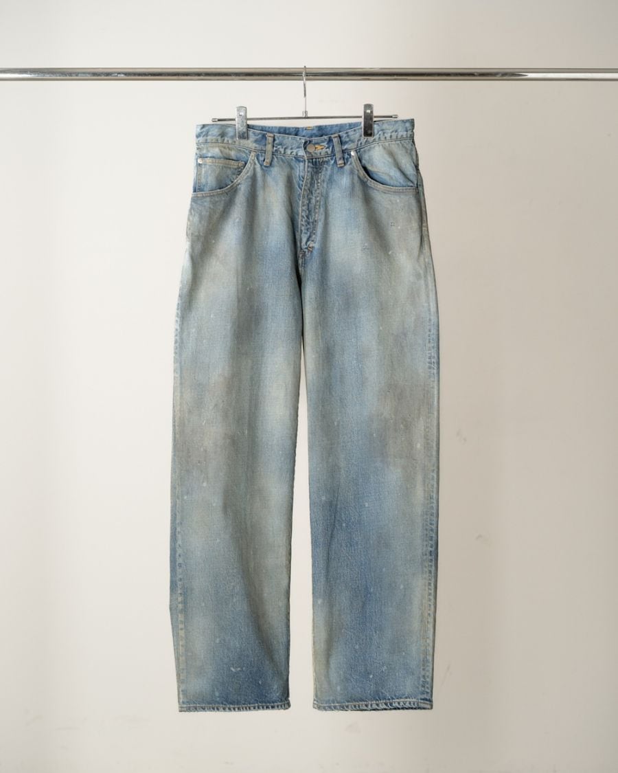 26FW】ANCELLM アンセルム #02 SELVEDGE TAPERED 5P DENIM PANTS OW