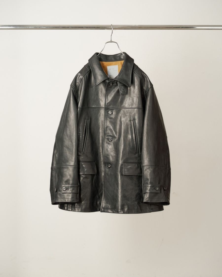 26FW】H.L HALF COAT (BLACK) ANC-JK85 ANCELLM アンセルムの通販