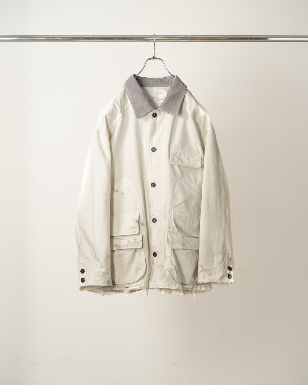 26FW】FINX HUNTING JACKET (G.WHITE) ANC-JK98-A ANCELLM アンセルム
