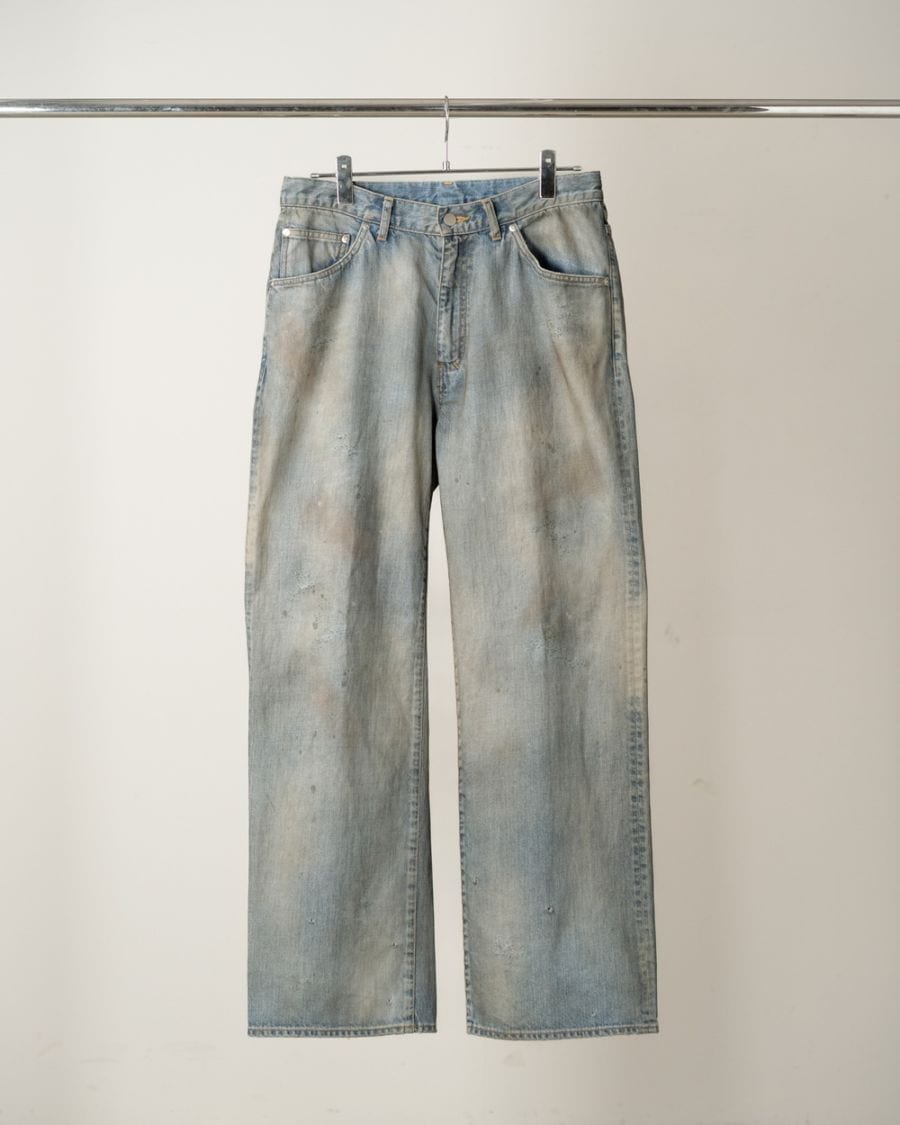 26AW】ANCELLM アンセルム SHOE-CUT DENIM PANTS (INDIGO) ANC-PT147