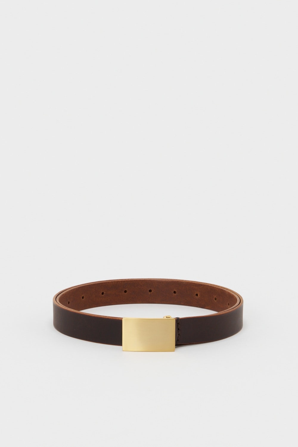 Hender Scheme/エンダースキーマ solid buckle belt (dark brown) zw-c