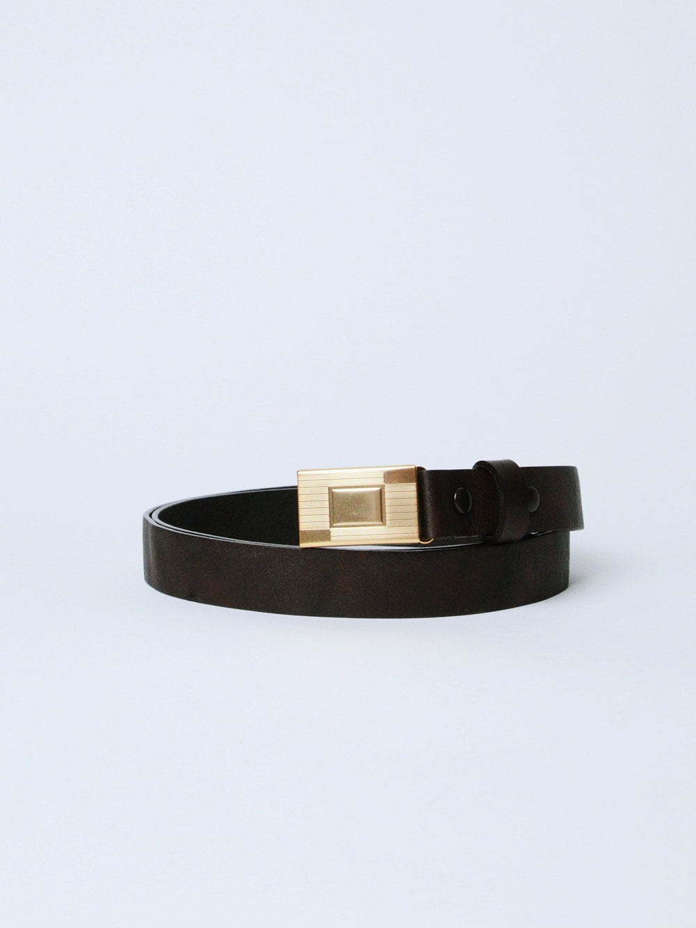 LOT.003 HICKOK BELT (MUD BROWN DYED) TTCORE003 - T.T / Taiga