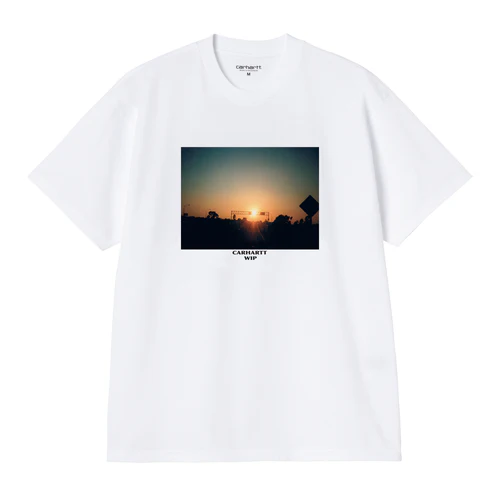 charbon / POCKET DRY BIG T-SHIRTS WHITE