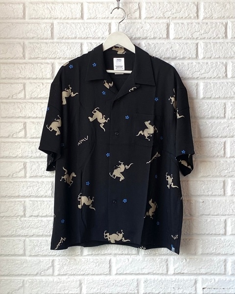 visvim CROSBY SHIRT S/S (0126105011005) BLACKの通販