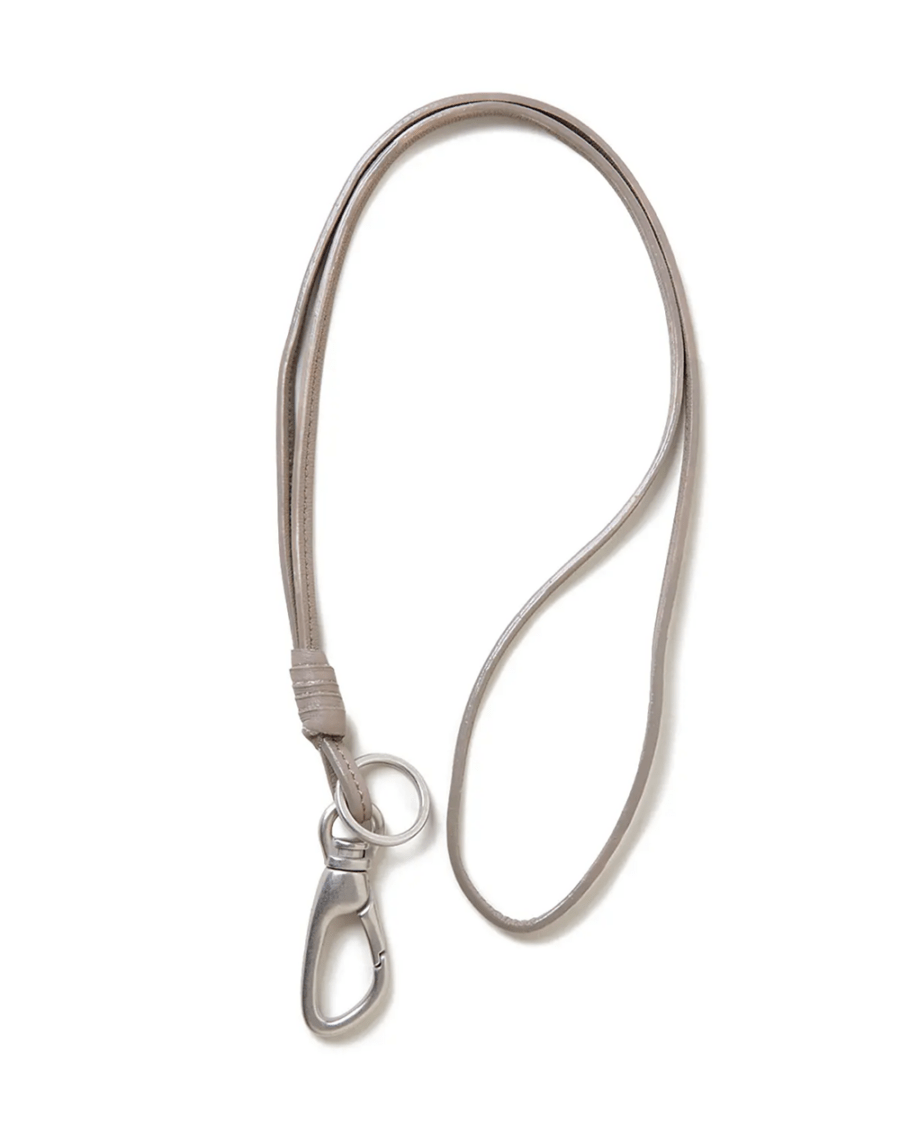 PEEL&LIFT ピールアンドリフト braided leather bracelet (wide) Brown
