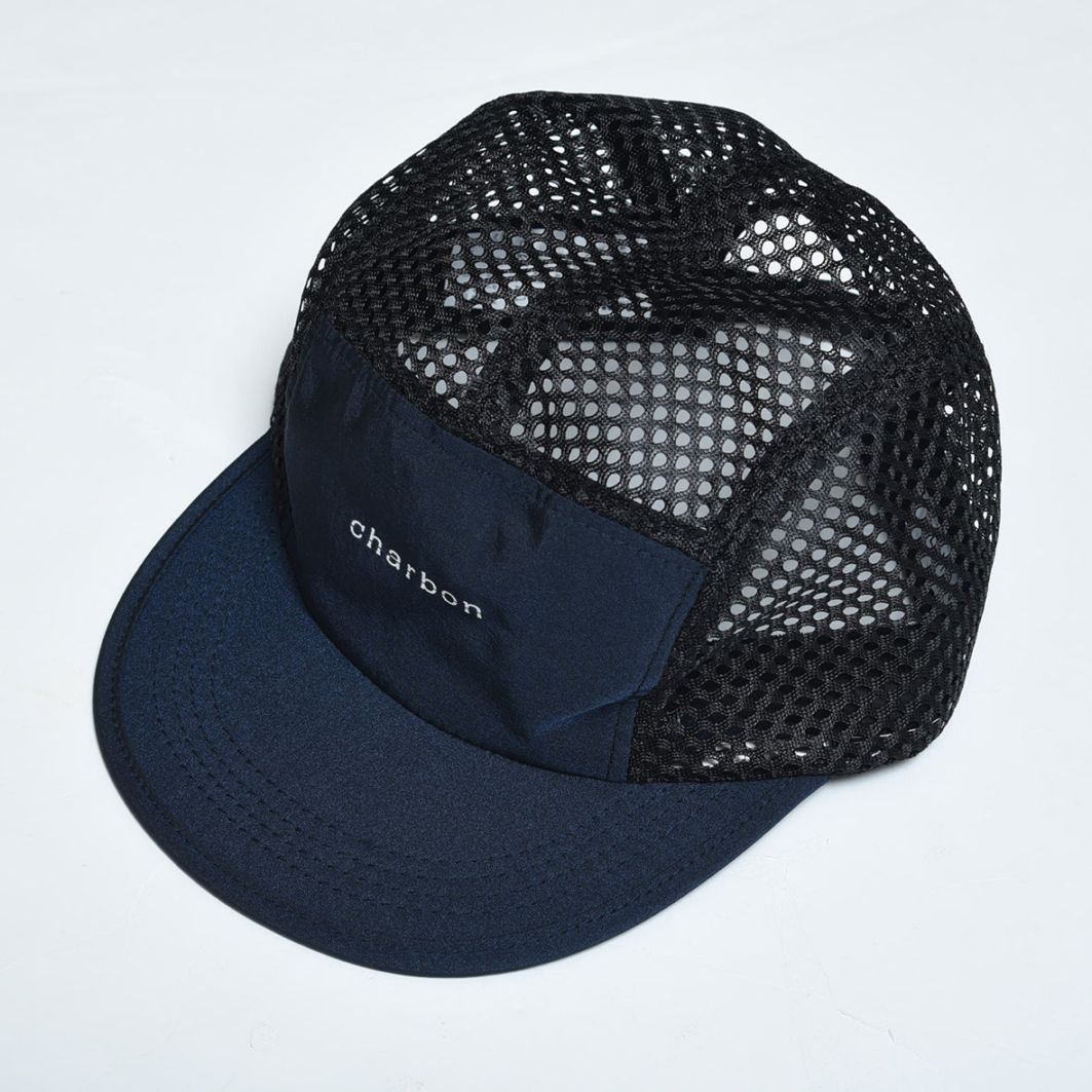 ウォーキング・ランニングウェア charbon LIMONTA NYLON MESH CAP Black charbon / LIMONTA NYLON MESH CAP NAVY