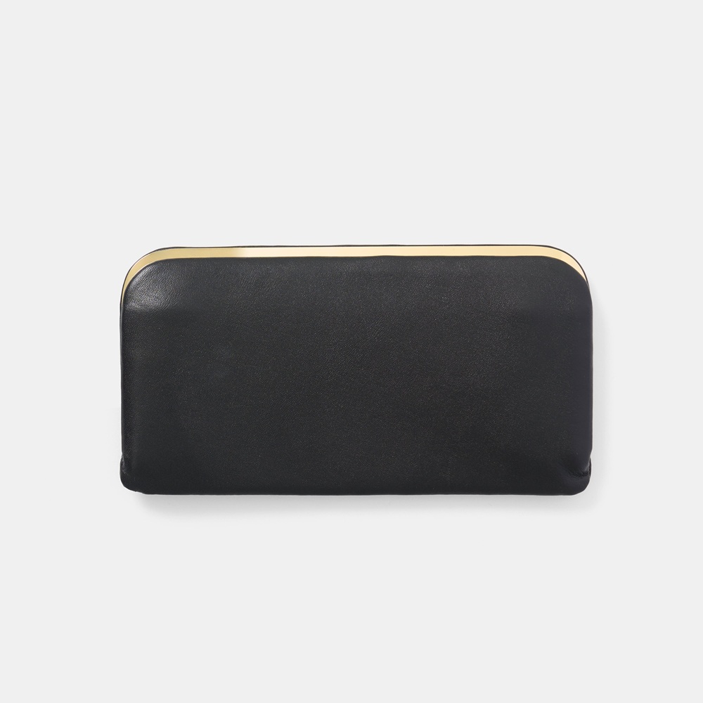 visvim LEATHER BI-FOLD(0126103003023) BLACK