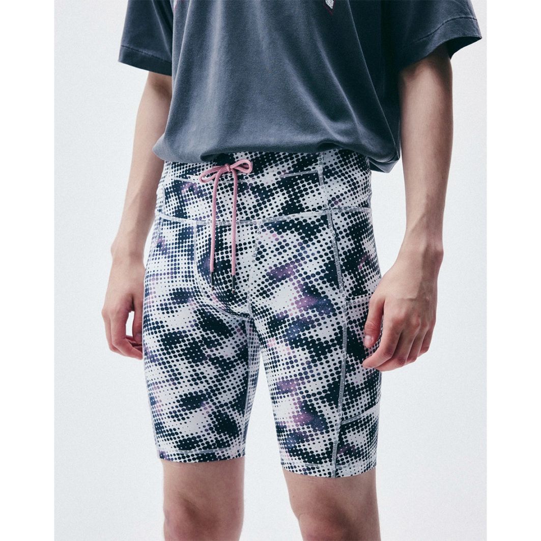 charbon / 10 POCKETS SHORT LEGGINGS(MEN) PURPLE