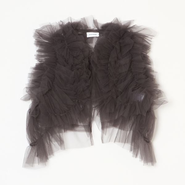 【新品・未使用】26SS Chika Kisada チュールベスト　グレー Chika Kisada / チュールベスト (Gray) CB-26261 の通販