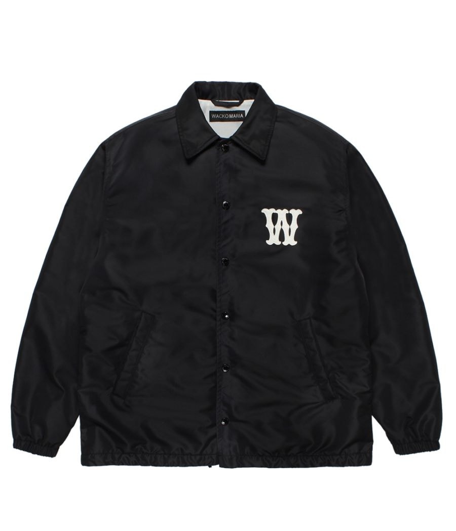 WACKO MARIA ワコマリア COACH JACKET (TYPE-2) (BLACK) 26FW-WMO-BL12