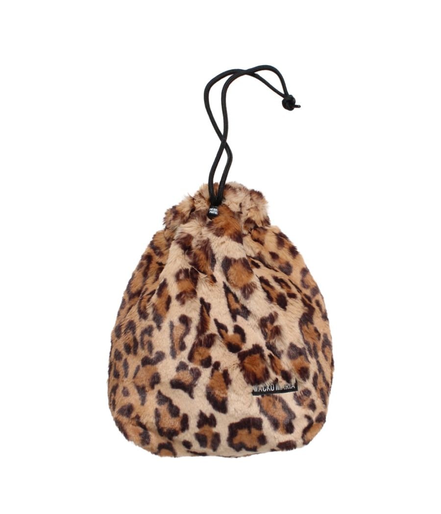 WACKO MARIA/ワコマリア】LEOPARD POUCH (TYPE-3) (BEIGE) 26FW-WMA