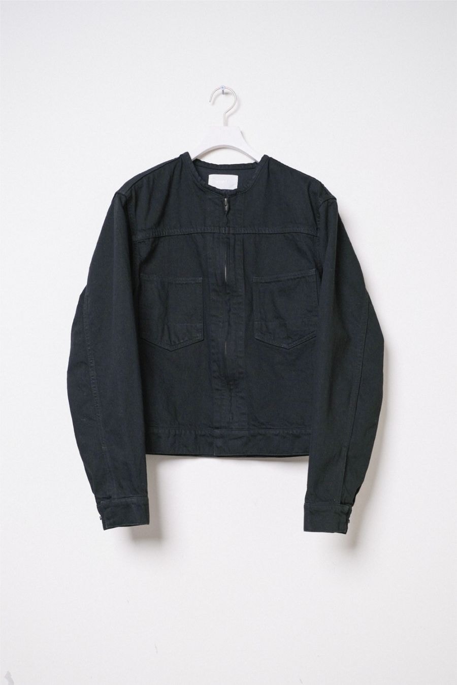 26SS】 CUPRO REVERSIBLE JACKET (BLACK) ANC-JK81 - ANCELLM