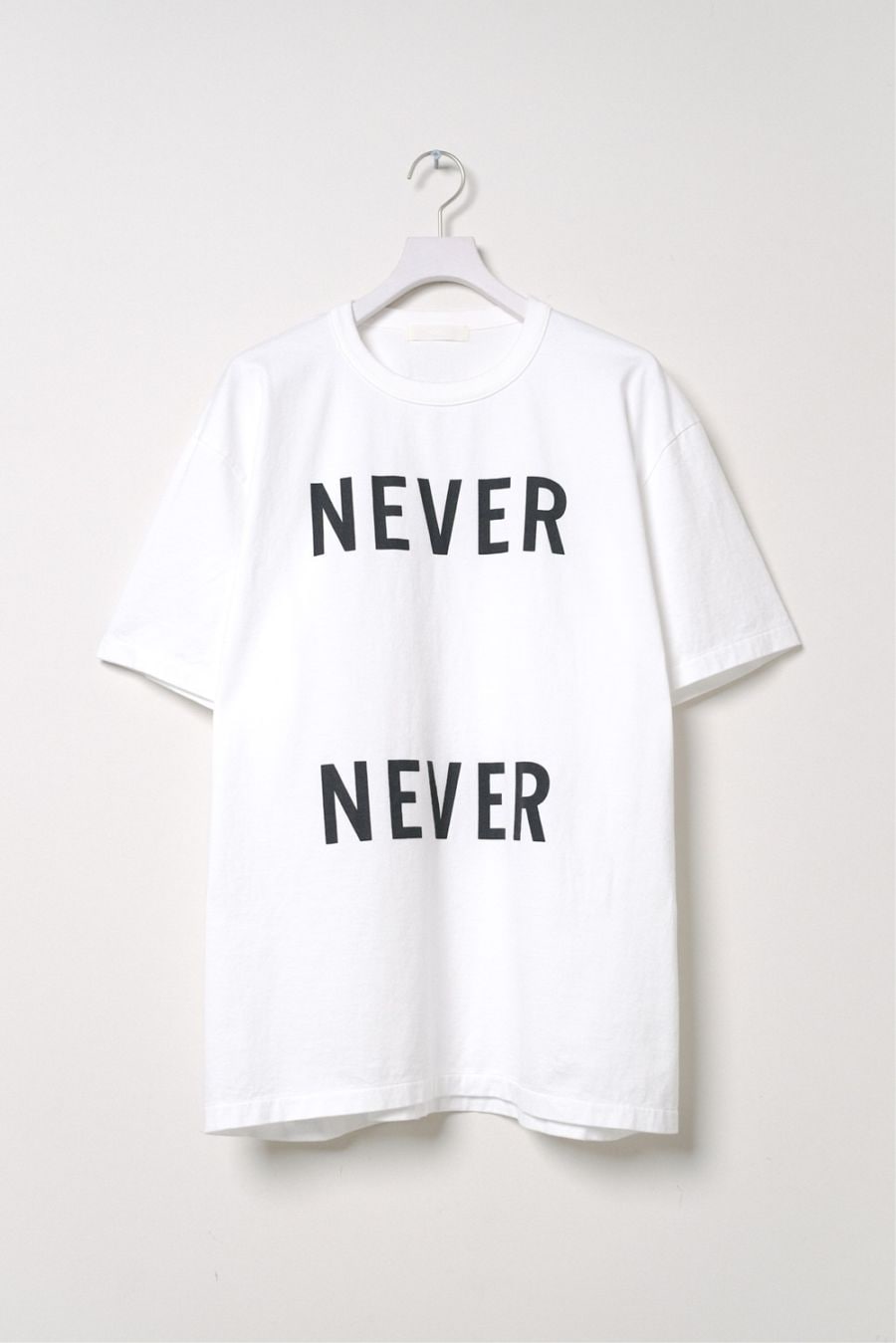 WEWILL/ウィーウィル】Never T-shirt (White) Z-019-8004の通販