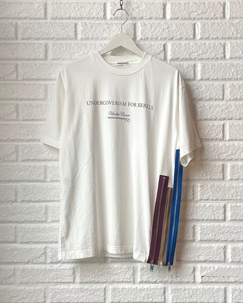 visvim MONDO BORDER TEE S/S FINE WOOL (0126105010004) GREY