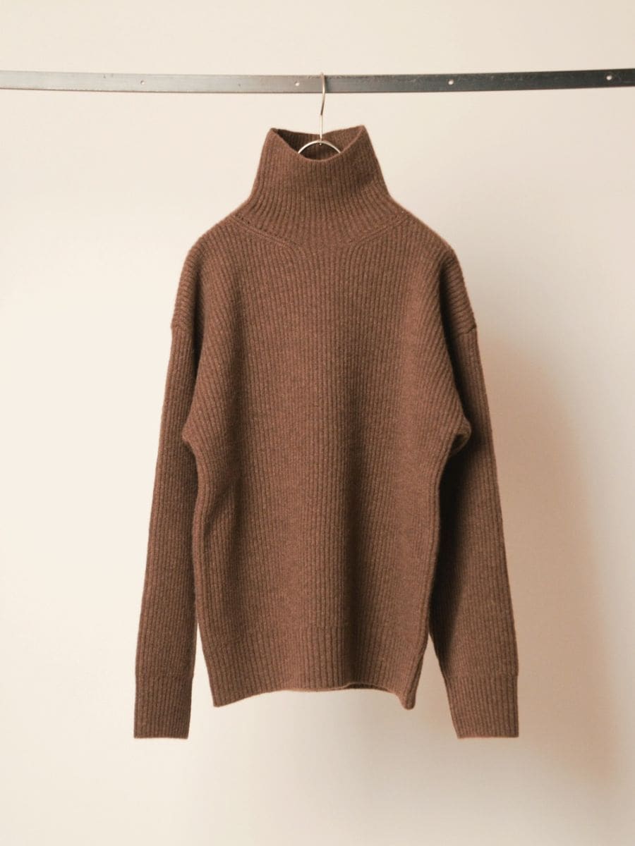 seya./セヤ】CLOUD TURTLE NECK (NATURAL BROWN) PE0956K12の通販