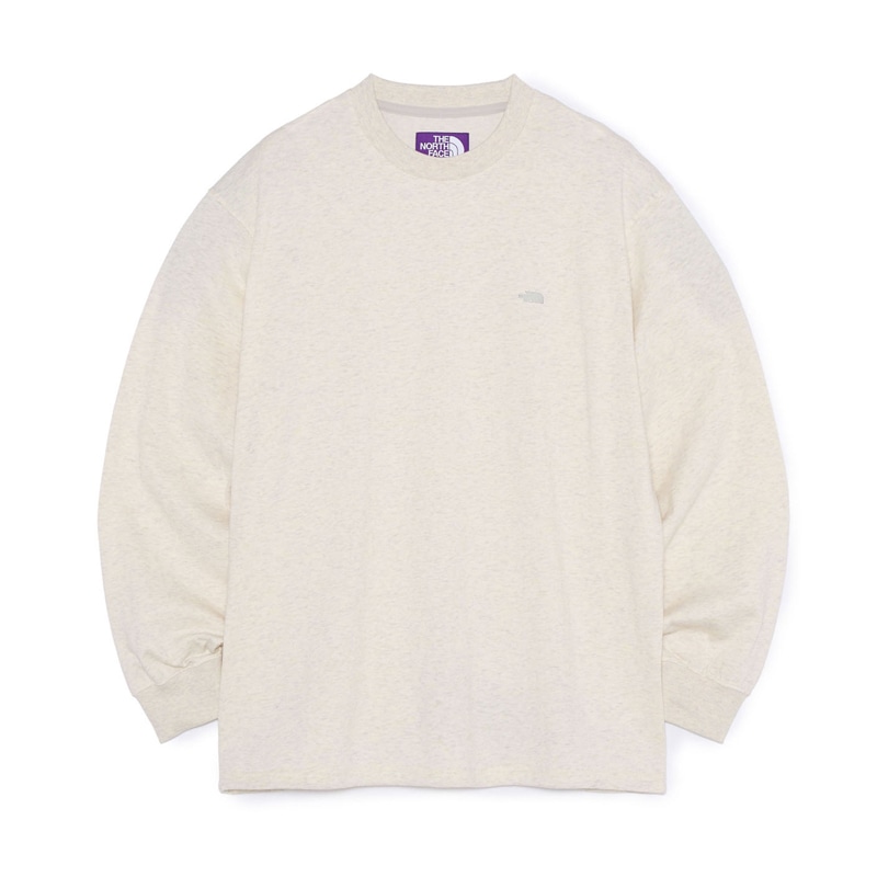 WASHED HEAVY WEIGHT CREW NECK LONG SLEEVE T-SHIRT (TYPE-3) BLACK