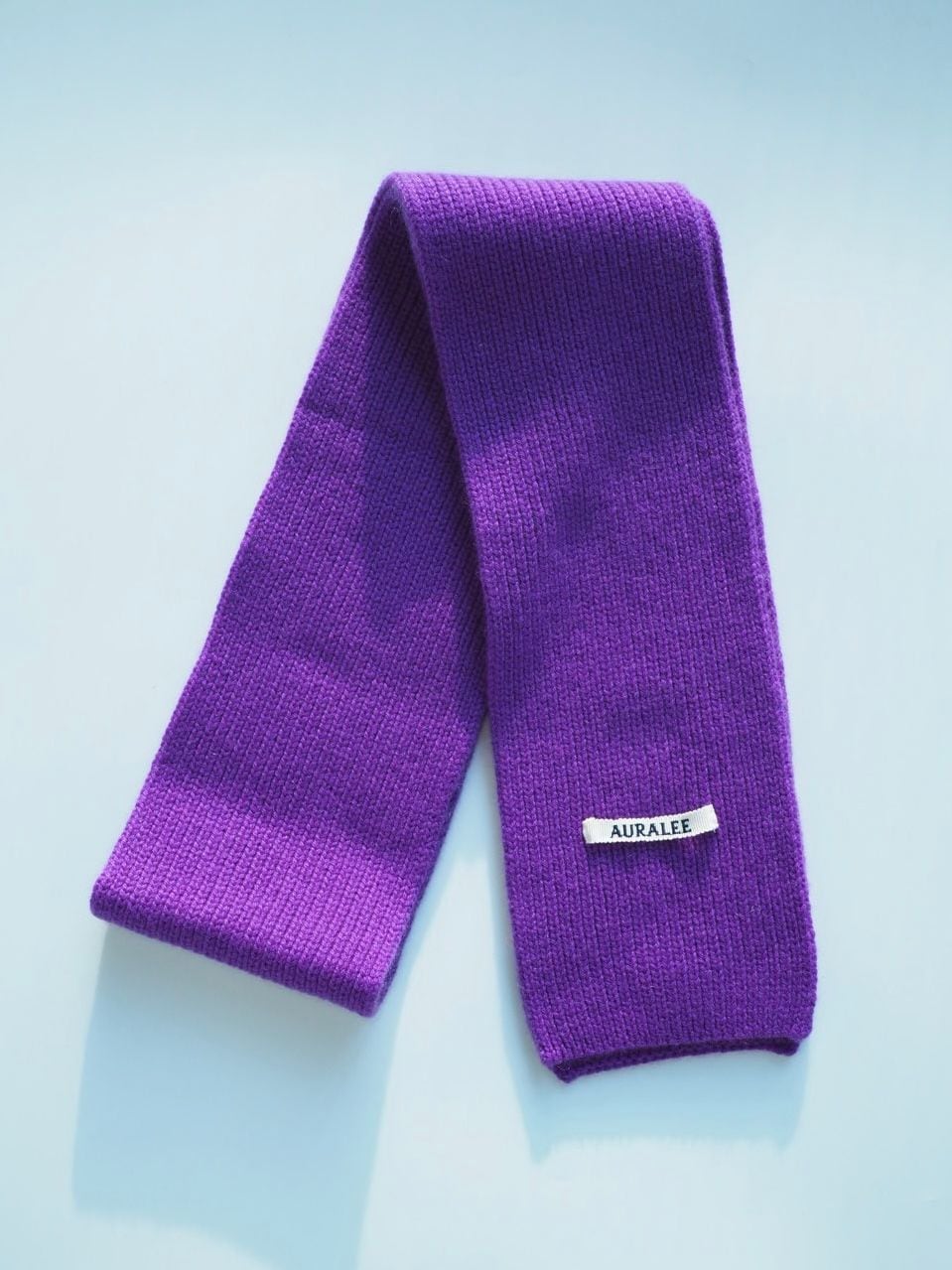 2026FW】LIGHT CASHMERE KNIT STOLE(PURPLE) A26AM06CJの通販