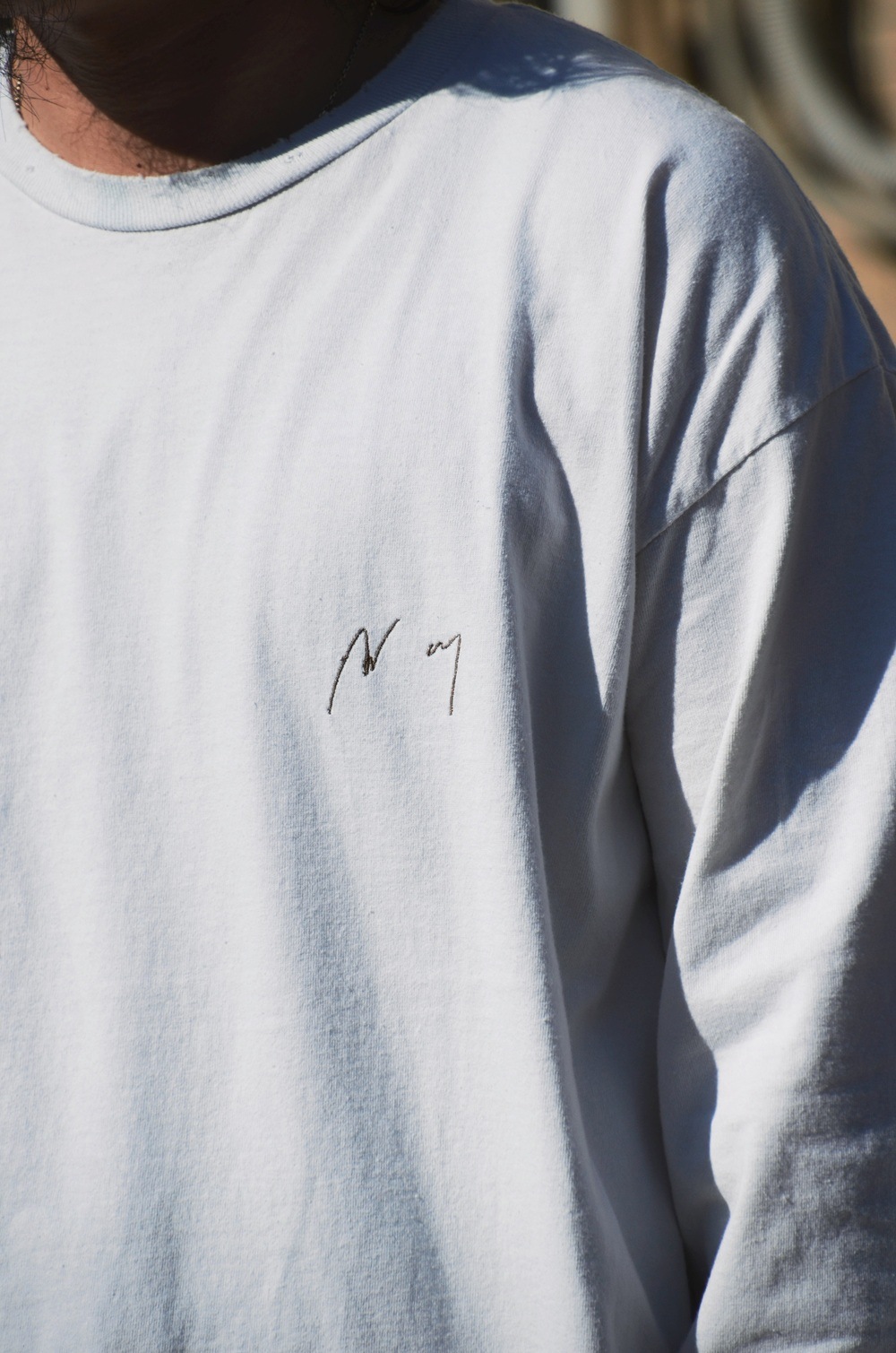 25AW ANCELLM アンセルム EMBROIDERY DYED LS T-SHIRT エン