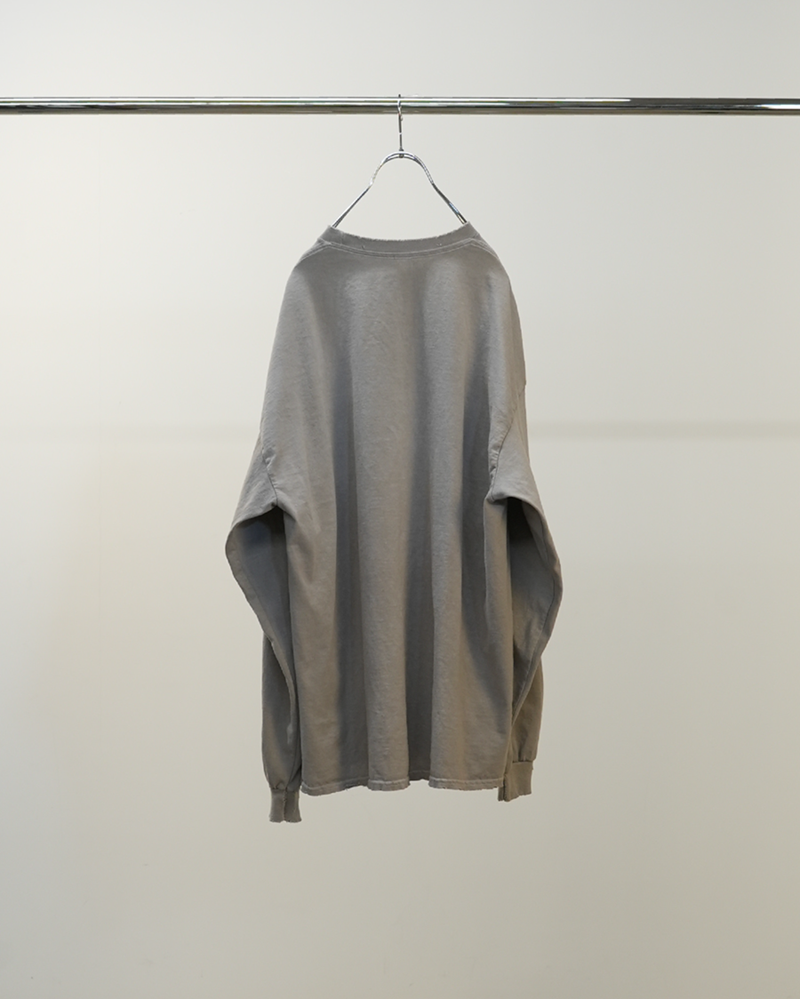 ancellm カットソー ANCELLM - LOGO LS T-SHIRT/F.BLACK (プリント) | NapsNote